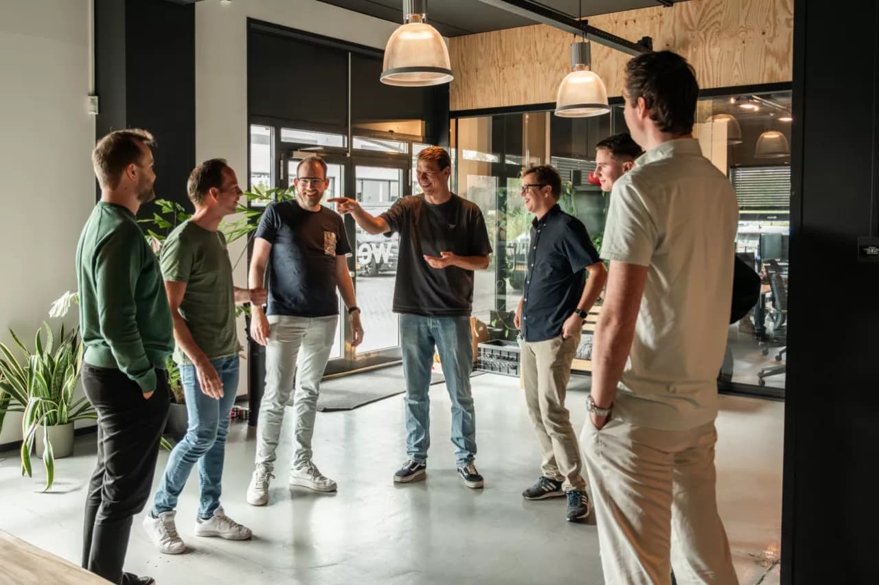 Clientbox Team tijdens een stand-up